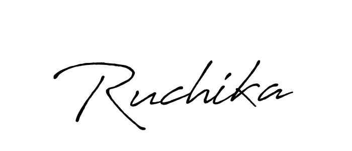 Similarly Antro_Vectra_Bolder is the best handwritten signature design. Signature creator online .You can use it as an online autograph creator for name Ruchika. Ruchika signature style 7 images and pictures png