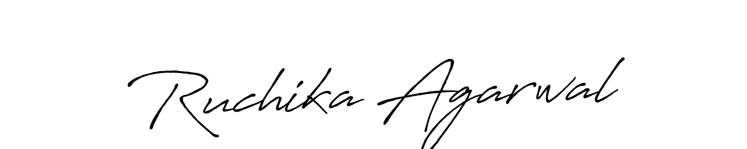 Make a beautiful signature design for name Ruchika Agarwal. Use this online signature maker to create a handwritten signature for free. Ruchika Agarwal signature style 7 images and pictures png