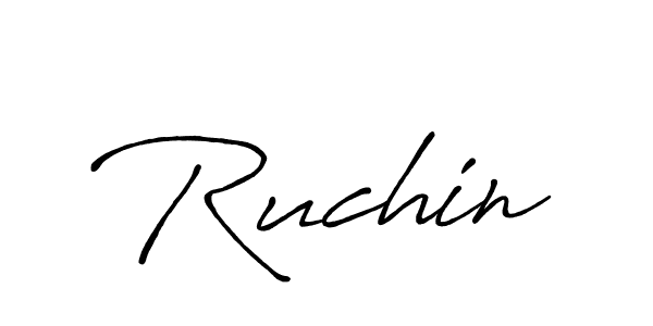 Antro_Vectra_Bolder is a professional signature style that is perfect for those who want to add a touch of class to their signature. It is also a great choice for those who want to make their signature more unique. Get Ruchin name to fancy signature for free. Ruchin signature style 7 images and pictures png