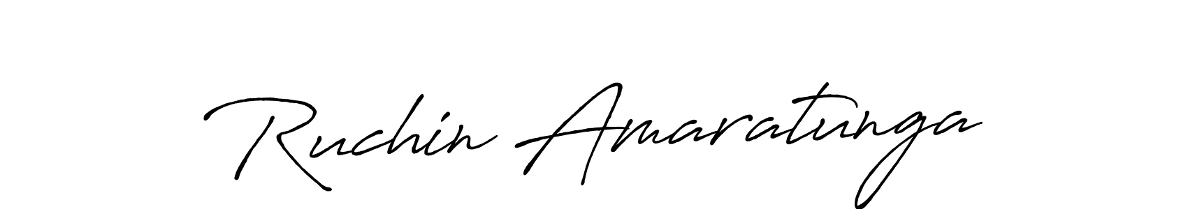 Also You can easily find your signature by using the search form. We will create Ruchin Amaratunga name handwritten signature images for you free of cost using Antro_Vectra_Bolder sign style. Ruchin Amaratunga signature style 7 images and pictures png