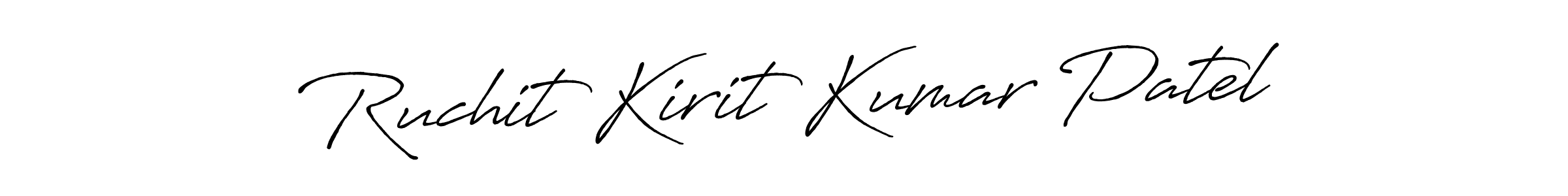 Make a beautiful signature design for name Ruchit Kirit Kumar Patel. Use this online signature maker to create a handwritten signature for free. Ruchit Kirit Kumar Patel signature style 7 images and pictures png