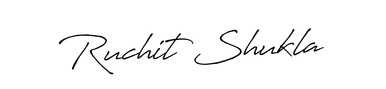The best way (Antro_Vectra_Bolder) to make a short signature is to pick only two or three words in your name. The name Ruchit Shukla include a total of six letters. For converting this name. Ruchit Shukla signature style 7 images and pictures png