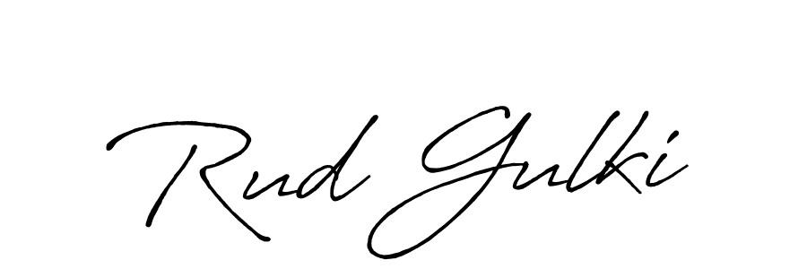 Make a short Rud Gulki signature style. Manage your documents anywhere anytime using Antro_Vectra_Bolder. Create and add eSignatures, submit forms, share and send files easily. Rud Gulki signature style 7 images and pictures png