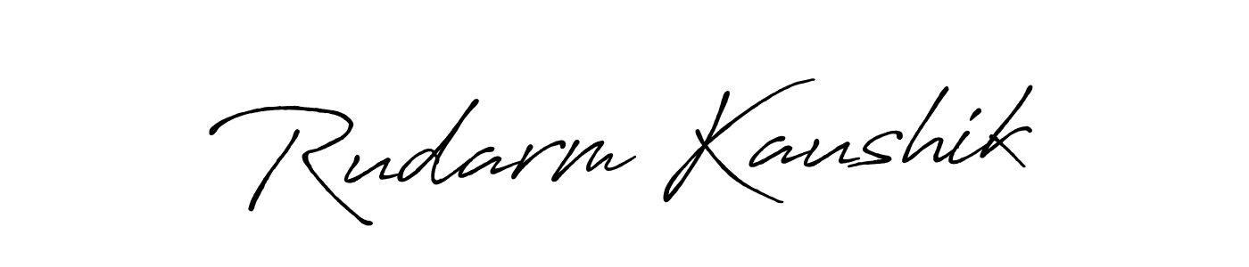 How to Draw Rudarm Kaushik signature style? Antro_Vectra_Bolder is a latest design signature styles for name Rudarm Kaushik. Rudarm Kaushik signature style 7 images and pictures png