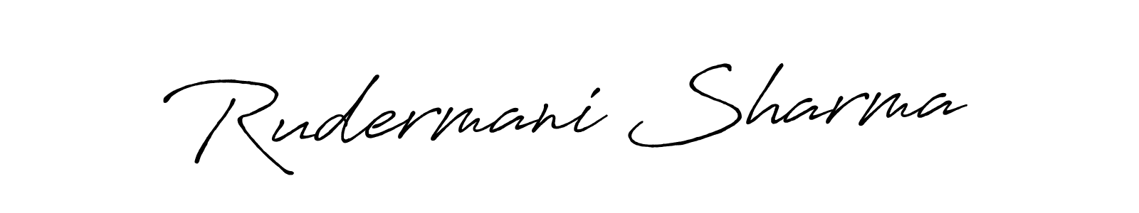 You can use this online signature creator to create a handwritten signature for the name Rudermani Sharma. This is the best online autograph maker. Rudermani Sharma signature style 7 images and pictures png