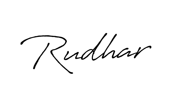 Also we have Rudhar name is the best signature style. Create professional handwritten signature collection using Antro_Vectra_Bolder autograph style. Rudhar signature style 7 images and pictures png