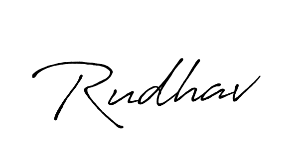 Once you've used our free online signature maker to create your best signature Antro_Vectra_Bolder style, it's time to enjoy all of the benefits that Rudhav name signing documents. Rudhav signature style 7 images and pictures png