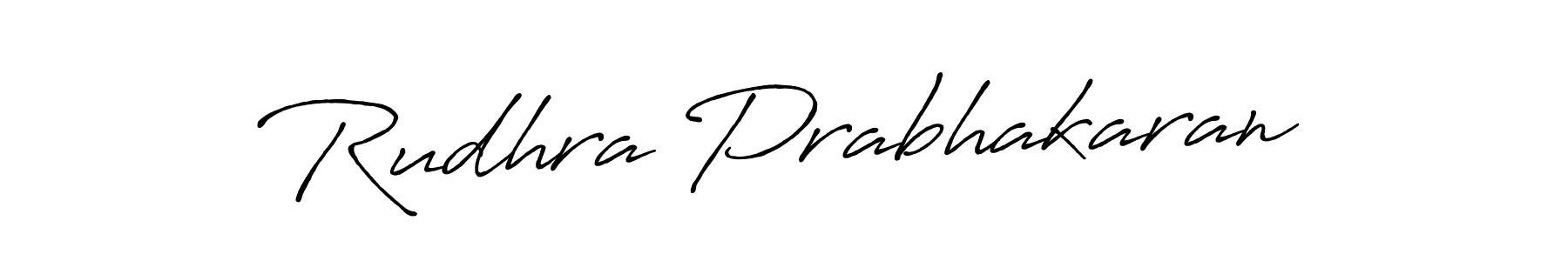 The best way (Antro_Vectra_Bolder) to make a short signature is to pick only two or three words in your name. The name Rudhra Prabhakaran include a total of six letters. For converting this name. Rudhra Prabhakaran signature style 7 images and pictures png