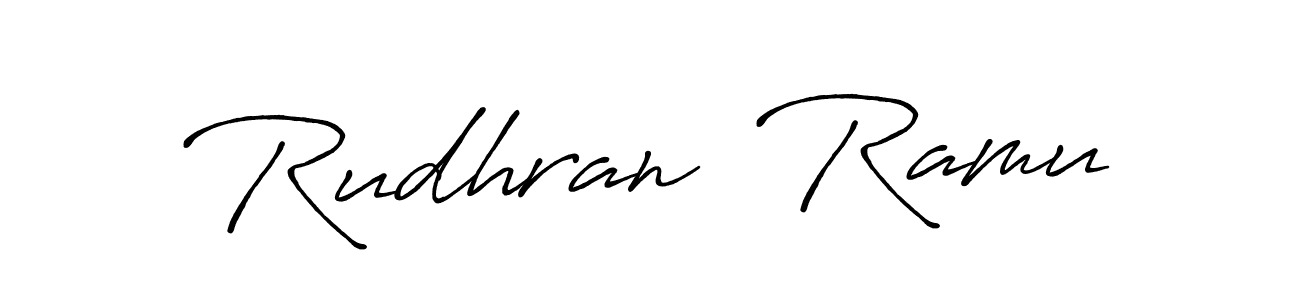 Make a short Rudhran  Ramu signature style. Manage your documents anywhere anytime using Antro_Vectra_Bolder. Create and add eSignatures, submit forms, share and send files easily. Rudhran  Ramu signature style 7 images and pictures png
