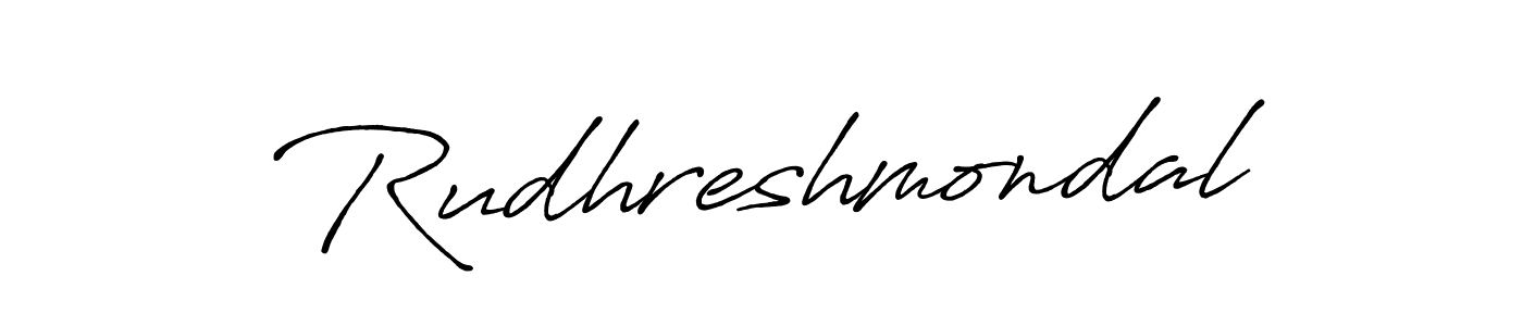 Make a beautiful signature design for name Rudhreshmondal. Use this online signature maker to create a handwritten signature for free. Rudhreshmondal signature style 7 images and pictures png