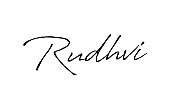 Make a beautiful signature design for name Rudhvi. Use this online signature maker to create a handwritten signature for free. Rudhvi signature style 7 images and pictures png