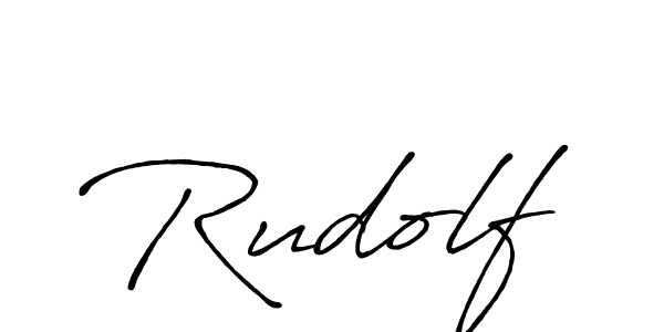 Create a beautiful signature design for name Rudolf. With this signature (Antro_Vectra_Bolder) fonts, you can make a handwritten signature for free. Rudolf signature style 7 images and pictures png
