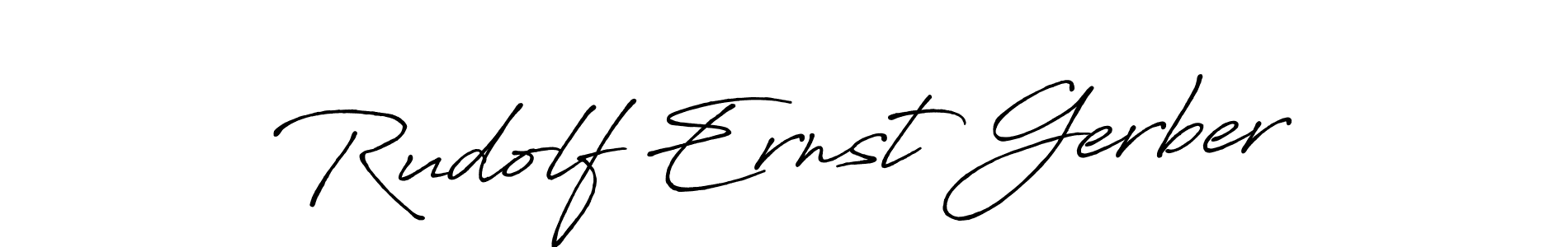 Rudolf Ernst Gerber stylish signature style. Best Handwritten Sign (Antro_Vectra_Bolder) for my name. Handwritten Signature Collection Ideas for my name Rudolf Ernst Gerber. Rudolf Ernst Gerber signature style 7 images and pictures png