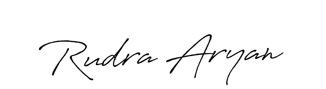 Once you've used our free online signature maker to create your best signature Antro_Vectra_Bolder style, it's time to enjoy all of the benefits that Rudra Aryan name signing documents. Rudra Aryan signature style 7 images and pictures png