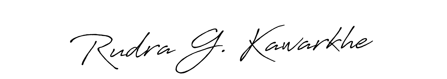 Similarly Antro_Vectra_Bolder is the best handwritten signature design. Signature creator online .You can use it as an online autograph creator for name Rudra G. Kawarkhe. Rudra G. Kawarkhe signature style 7 images and pictures png