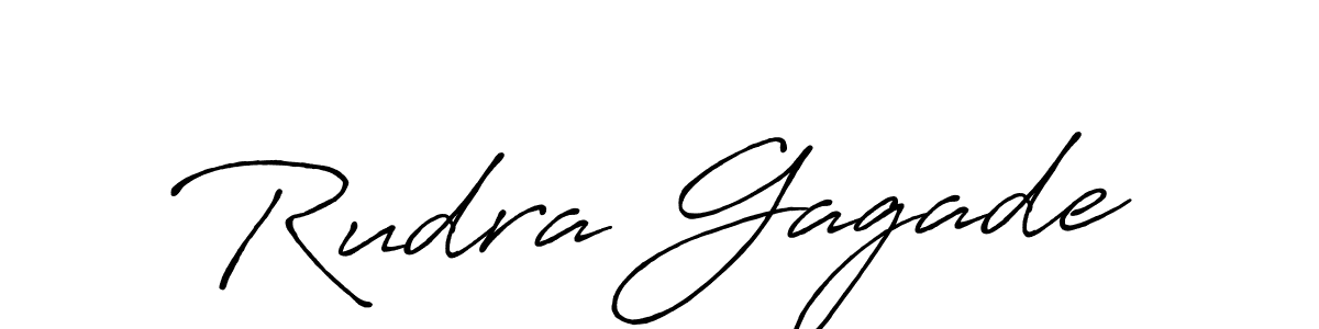 The best way (Antro_Vectra_Bolder) to make a short signature is to pick only two or three words in your name. The name Rudra Gagade include a total of six letters. For converting this name. Rudra Gagade signature style 7 images and pictures png