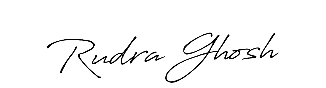 How to make Rudra Ghosh signature? Antro_Vectra_Bolder is a professional autograph style. Create handwritten signature for Rudra Ghosh name. Rudra Ghosh signature style 7 images and pictures png