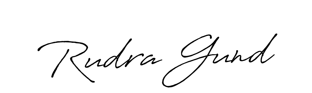 Similarly Antro_Vectra_Bolder is the best handwritten signature design. Signature creator online .You can use it as an online autograph creator for name Rudra Gund. Rudra Gund signature style 7 images and pictures png
