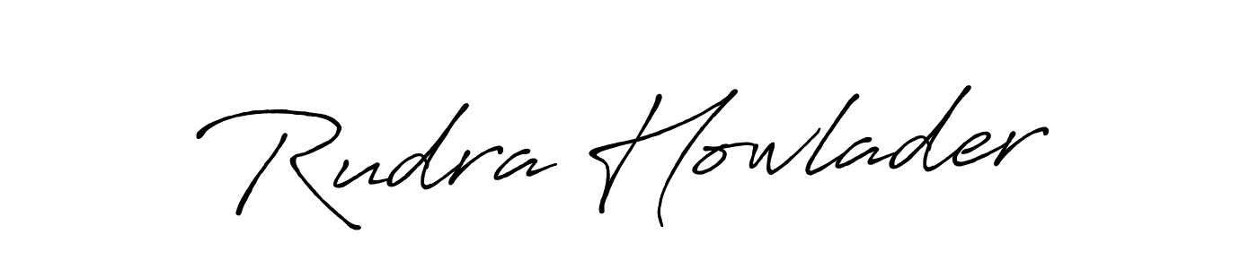 Antro_Vectra_Bolder is a professional signature style that is perfect for those who want to add a touch of class to their signature. It is also a great choice for those who want to make their signature more unique. Get Rudra Howlader name to fancy signature for free. Rudra Howlader signature style 7 images and pictures png