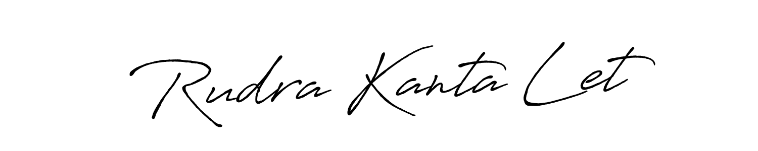 Make a short Rudra Kanta Let signature style. Manage your documents anywhere anytime using Antro_Vectra_Bolder. Create and add eSignatures, submit forms, share and send files easily. Rudra Kanta Let signature style 7 images and pictures png