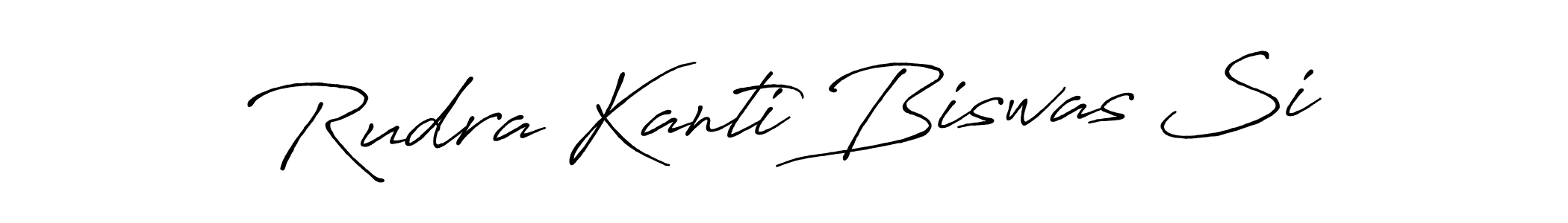Design your own signature with our free online signature maker. With this signature software, you can create a handwritten (Antro_Vectra_Bolder) signature for name Rudra Kanti Biswas Si. Rudra Kanti Biswas Si signature style 7 images and pictures png