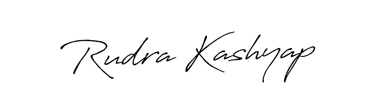 Also You can easily find your signature by using the search form. We will create Rudra Kashyap name handwritten signature images for you free of cost using Antro_Vectra_Bolder sign style. Rudra Kashyap signature style 7 images and pictures png