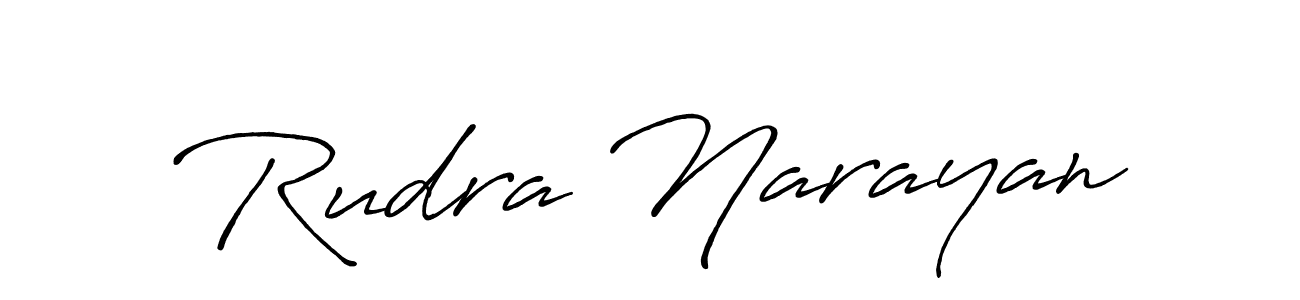 Antro_Vectra_Bolder is a professional signature style that is perfect for those who want to add a touch of class to their signature. It is also a great choice for those who want to make their signature more unique. Get Rudra Narayan name to fancy signature for free. Rudra Narayan signature style 7 images and pictures png