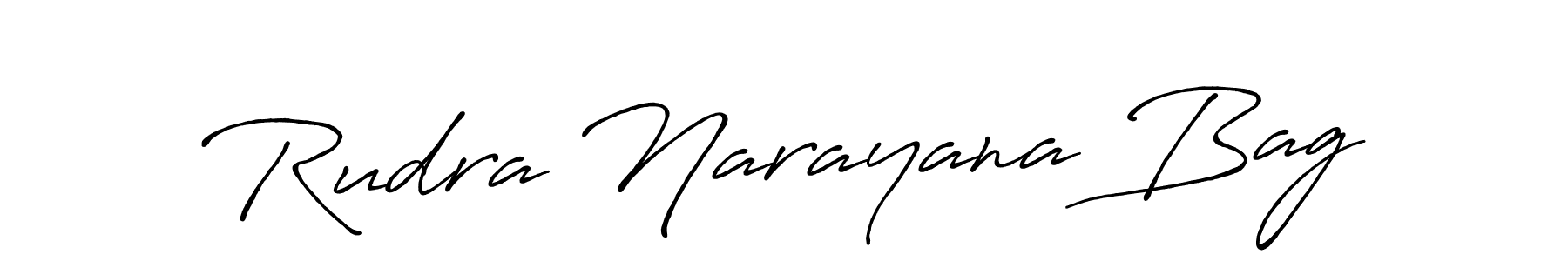 Similarly Antro_Vectra_Bolder is the best handwritten signature design. Signature creator online .You can use it as an online autograph creator for name Rudra Narayana Bag. Rudra Narayana Bag signature style 7 images and pictures png