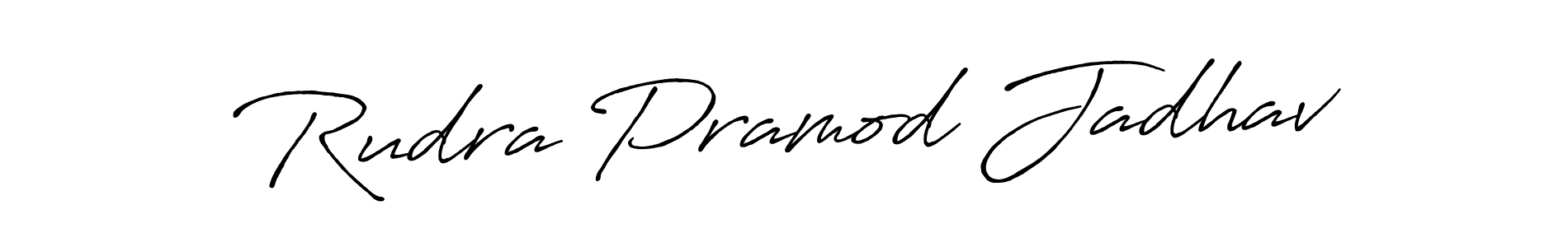 How to Draw Rudra Pramod Jadhav signature style? Antro_Vectra_Bolder is a latest design signature styles for name Rudra Pramod Jadhav. Rudra Pramod Jadhav signature style 7 images and pictures png