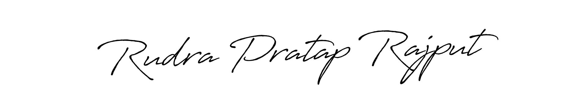 Design your own signature with our free online signature maker. With this signature software, you can create a handwritten (Antro_Vectra_Bolder) signature for name Rudra Pratap Rajput. Rudra Pratap Rajput signature style 7 images and pictures png