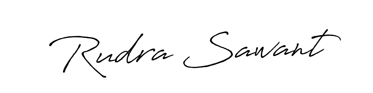 Also we have Rudra Sawant name is the best signature style. Create professional handwritten signature collection using Antro_Vectra_Bolder autograph style. Rudra Sawant signature style 7 images and pictures png