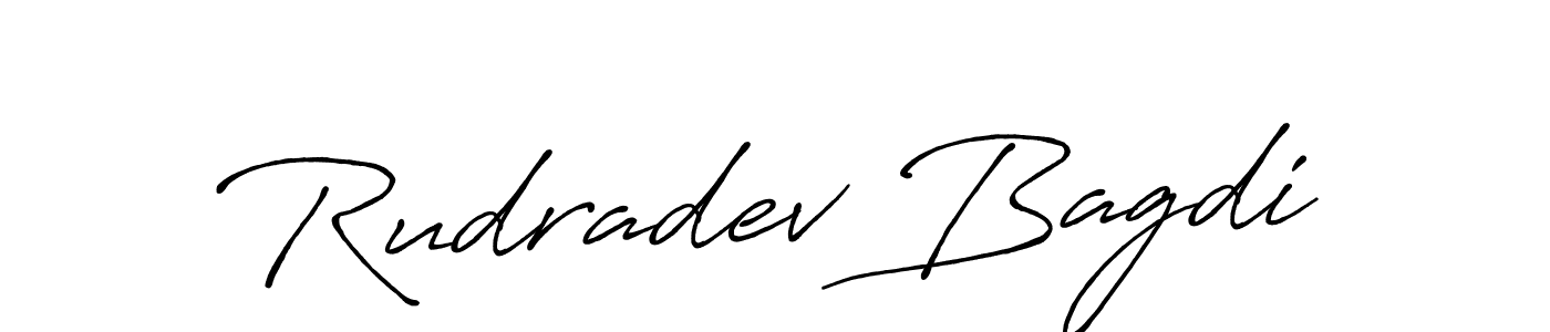 Also we have Rudradev Bagdi name is the best signature style. Create professional handwritten signature collection using Antro_Vectra_Bolder autograph style. Rudradev Bagdi signature style 7 images and pictures png