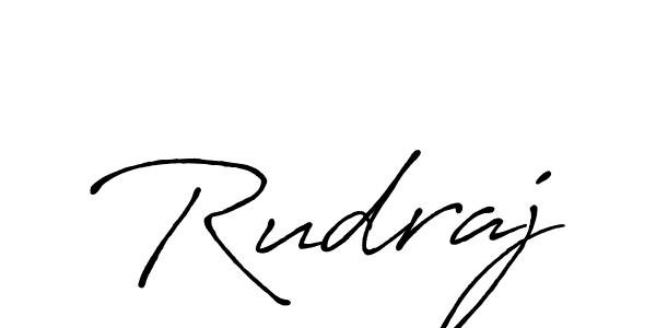 Rudraj stylish signature style. Best Handwritten Sign (Antro_Vectra_Bolder) for my name. Handwritten Signature Collection Ideas for my name Rudraj. Rudraj signature style 7 images and pictures png