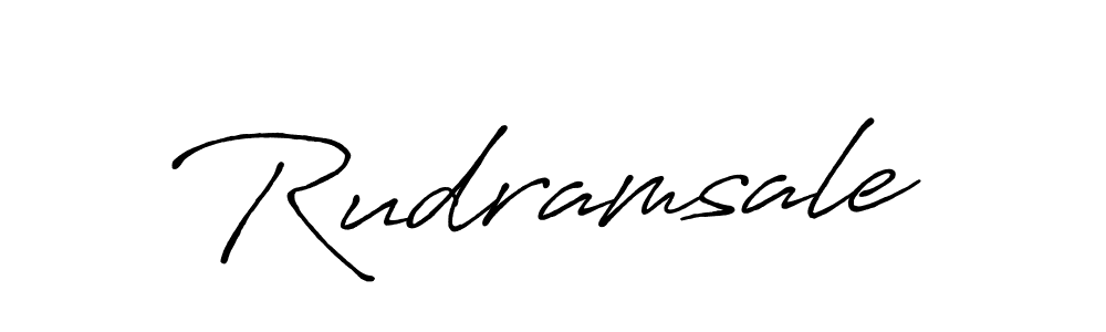 It looks lik you need a new signature style for name Rudramsale. Design unique handwritten (Antro_Vectra_Bolder) signature with our free signature maker in just a few clicks. Rudramsale signature style 7 images and pictures png