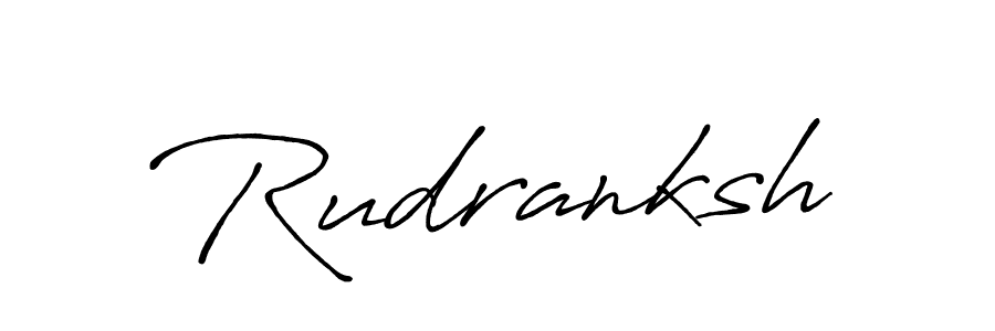 Make a beautiful signature design for name Rudranksh. Use this online signature maker to create a handwritten signature for free. Rudranksh signature style 7 images and pictures png