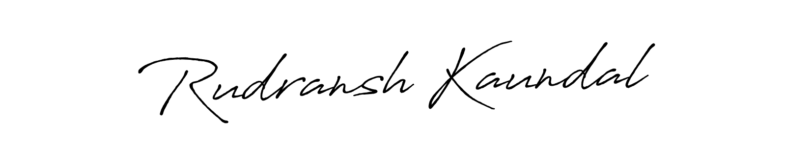 Also You can easily find your signature by using the search form. We will create Rudransh Kaundal name handwritten signature images for you free of cost using Antro_Vectra_Bolder sign style. Rudransh Kaundal signature style 7 images and pictures png