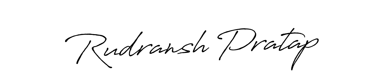 Similarly Antro_Vectra_Bolder is the best handwritten signature design. Signature creator online .You can use it as an online autograph creator for name Rudransh Pratap. Rudransh Pratap signature style 7 images and pictures png