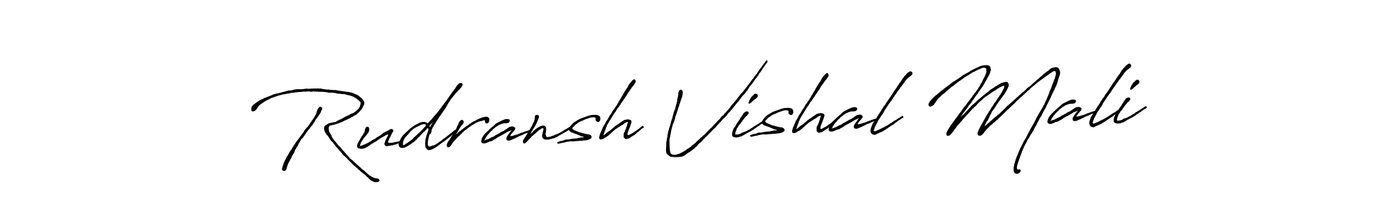 See photos of Rudransh Vishal Mali official signature by Spectra . Check more albums & portfolios. Read reviews & check more about Antro_Vectra_Bolder font. Rudransh Vishal Mali signature style 7 images and pictures png