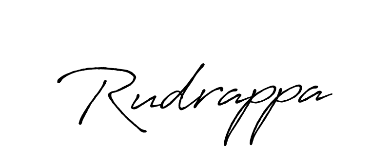 Make a beautiful signature design for name Rudrappa. With this signature (Antro_Vectra_Bolder) style, you can create a handwritten signature for free. Rudrappa signature style 7 images and pictures png