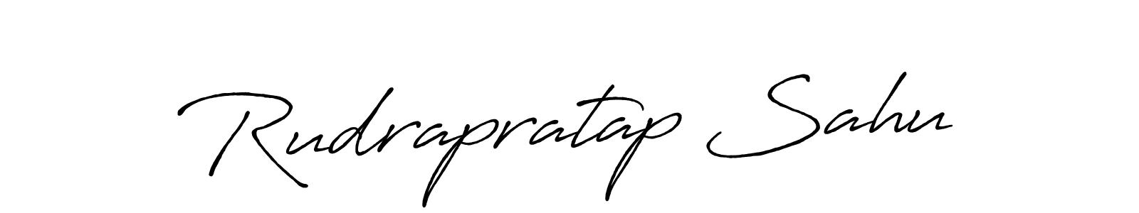 Make a beautiful signature design for name Rudrapratap Sahu. With this signature (Antro_Vectra_Bolder) style, you can create a handwritten signature for free. Rudrapratap Sahu signature style 7 images and pictures png