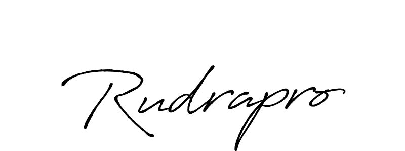 Similarly Antro_Vectra_Bolder is the best handwritten signature design. Signature creator online .You can use it as an online autograph creator for name Rudrapro. Rudrapro signature style 7 images and pictures png