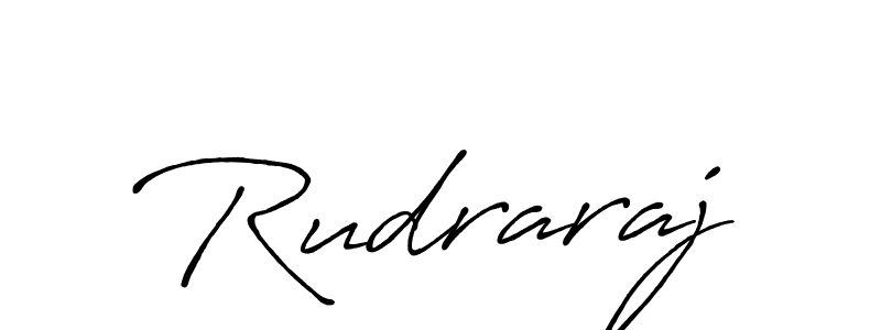 Make a beautiful signature design for name Rudraraj. With this signature (Antro_Vectra_Bolder) style, you can create a handwritten signature for free. Rudraraj signature style 7 images and pictures png