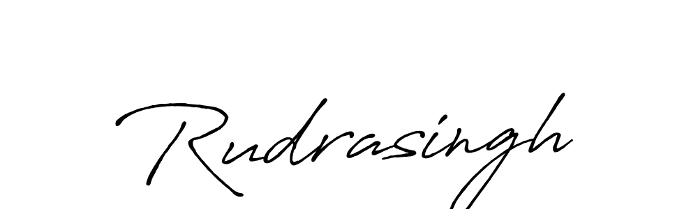 It looks lik you need a new signature style for name Rudrasingh. Design unique handwritten (Antro_Vectra_Bolder) signature with our free signature maker in just a few clicks. Rudrasingh signature style 7 images and pictures png