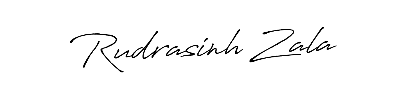 The best way (Antro_Vectra_Bolder) to make a short signature is to pick only two or three words in your name. The name Rudrasinh Zala include a total of six letters. For converting this name. Rudrasinh Zala signature style 7 images and pictures png