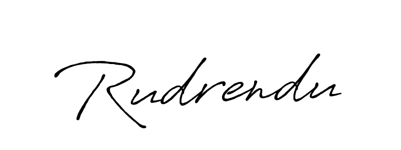 How to Draw Rudrendu signature style? Antro_Vectra_Bolder is a latest design signature styles for name Rudrendu. Rudrendu signature style 7 images and pictures png