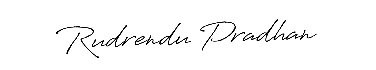 Rudrendu Pradhan stylish signature style. Best Handwritten Sign (Antro_Vectra_Bolder) for my name. Handwritten Signature Collection Ideas for my name Rudrendu Pradhan. Rudrendu Pradhan signature style 7 images and pictures png