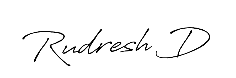 Make a beautiful signature design for name Rudresh D. Use this online signature maker to create a handwritten signature for free. Rudresh D signature style 7 images and pictures png