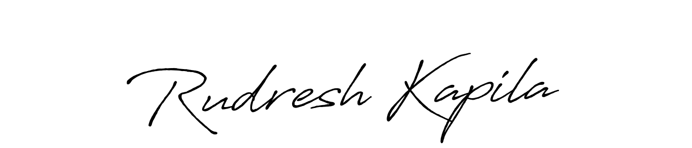 Use a signature maker to create a handwritten signature online. With this signature software, you can design (Antro_Vectra_Bolder) your own signature for name Rudresh Kapila. Rudresh Kapila signature style 7 images and pictures png