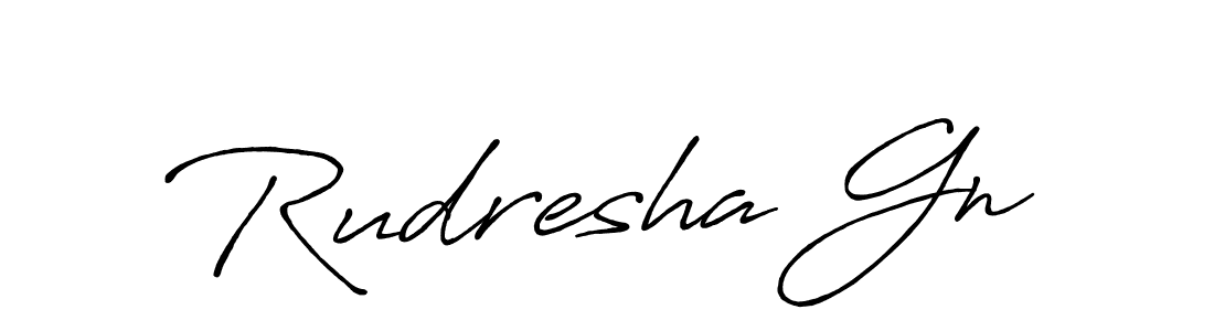 Once you've used our free online signature maker to create your best signature Antro_Vectra_Bolder style, it's time to enjoy all of the benefits that Rudresha Gn name signing documents. Rudresha Gn signature style 7 images and pictures png