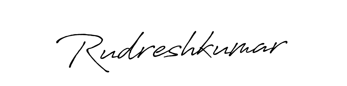 if you are searching for the best signature style for your name Rudreshkumar. so please give up your signature search. here we have designed multiple signature styles  using Antro_Vectra_Bolder. Rudreshkumar signature style 7 images and pictures png